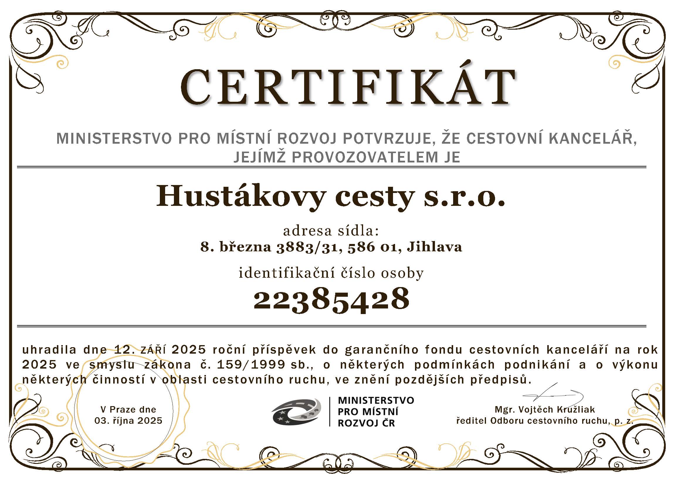 certifikace CK